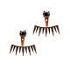 Turkish 925 Silver Light Black CZ Earrings - Sade 925 Silver Jewelry