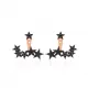 Light Black Zircon Turkish Wholesale Handcrafted Silver Earring Light Black Zircon Turkish Wholesale Handcrafted Silver Earring