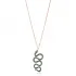 Turkish Snake Pendant in Sterling Silver