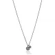 Turkish 925 Sterling Silver Minimal Evil Eye Pendant