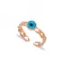 Turkish Handcrafted Evil Eye 925 Silver Ring