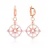 Turkish Pole Star Earrings in Sterling Silver