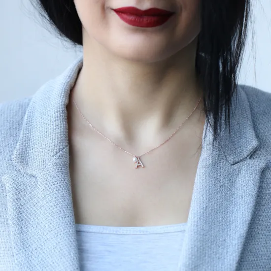 Turkish Initial Alphabet Letter A . 925 Silver Pendant Turkish Initial Alphabet Letter A . 925 Silver Pendant