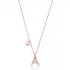 Turkish Initial Alphabet Letter A . 925 Silver Pendant