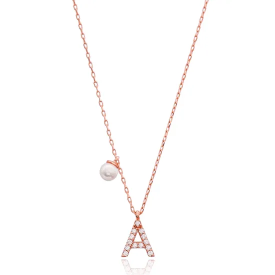 Turkish Initial Alphabet Letter H . 925 Silver Pendant