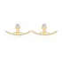 Minimalist Design Ear Jackets Turkish Wholesale Sterling Silver Earring
