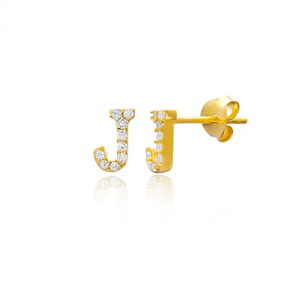 Stud D Alphabet Earrings Turkish Wholesale 925 Sterling Silver Jewelry Stud D Alphabet Earrings Turkish Wholesale 925 Sterling Silver Jewelry