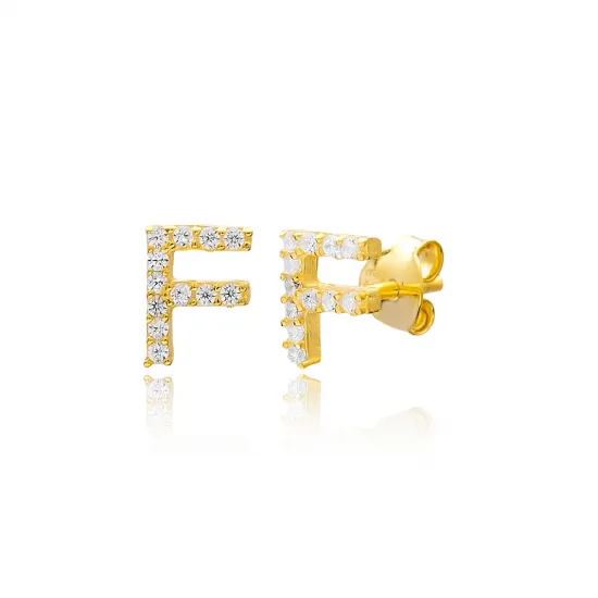 Stud O Alphabet Earrings Turkish Wholesale 925 Sterling Silver Jewelry Stud O Alphabet Earrings Turkish Wholesale 925 Sterling Silver Jewelry