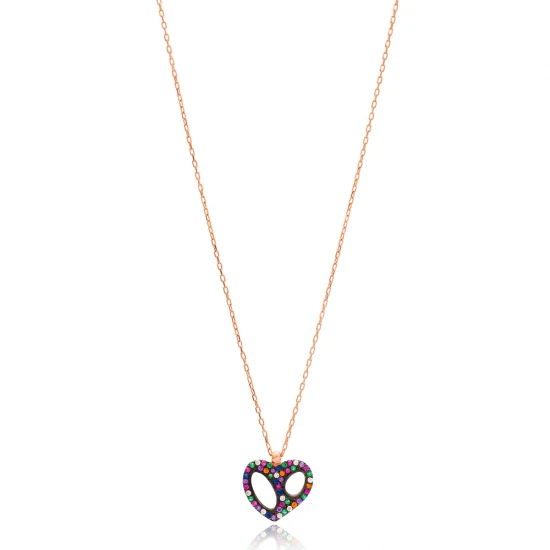 Turkish Mix Heart Sterling Silver Pendant Turkish Mix Heart Sterling Silver Pendant