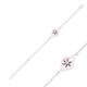 Turkish Ruby Snowflake 925 Sterling Silver Bracelet Turkish Ruby Snowflake 925 Sterling Silver Bracelet