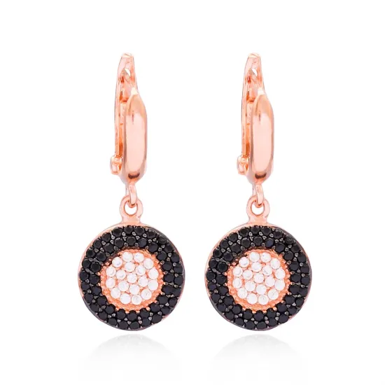 Turkish Round Dangle Earrings in Sterling Silver Turkish Round Dangle Earrings in Sterling Silver