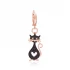 Turkish Cat Dangle 925 Sterling Silver Earrings