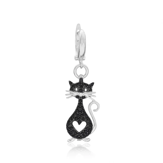 Turkish Cat Dangle 925 Sterling Silver Earrings Turkish Cat Dangle 925 Sterling Silver Earrings