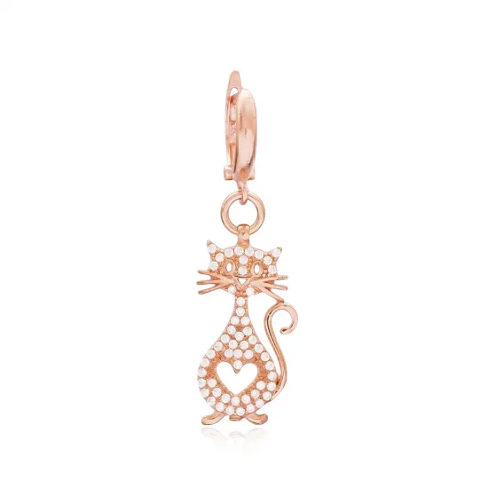 Turkish Cat Dangle Sterling Silver Earrings Turkish Cat Dangle Sterling Silver Earrings