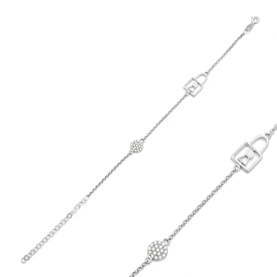 Turkish Lock 925 Sterling Silver Bracelet Turkish Lock 925 Sterling Silver Bracelet
