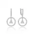 Geometric Dangle Earring Wholesale Handmade 925 Silver Sterling Jewelry