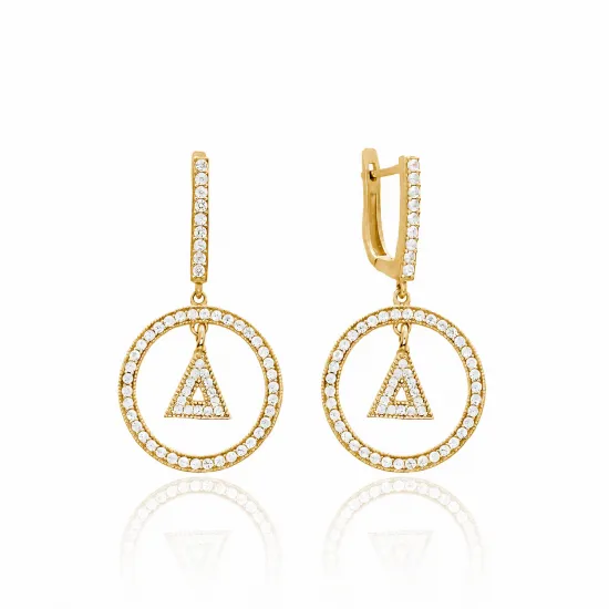 Geometric Dangle Earring Wholesale Handmade 925 Silver Sterling Jewelry