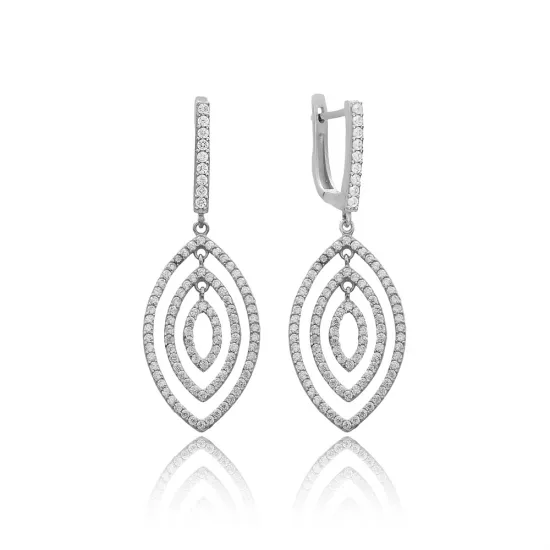 Geometric Dangle Earring Wholesale Handmade 925 Silver Sterling Jewelry Geometric Dangle Earring Wholesale Handmade 925 Silver Sterling Jewelry