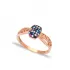 Turkish Rainbow Minimalist Rectangle 925 Silver Ring