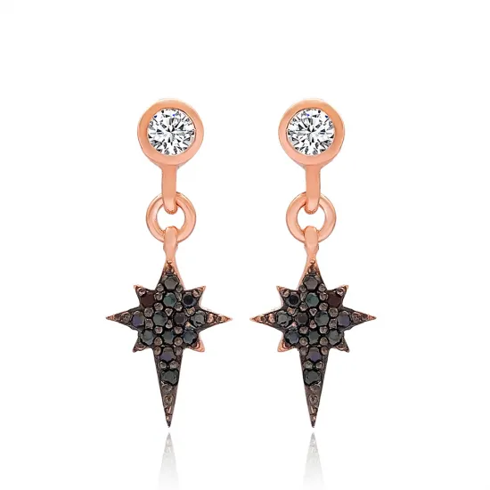 Turkish North Star 925 Sterling Silver Earrings Turkish North Star 925 Sterling Silver Earrings