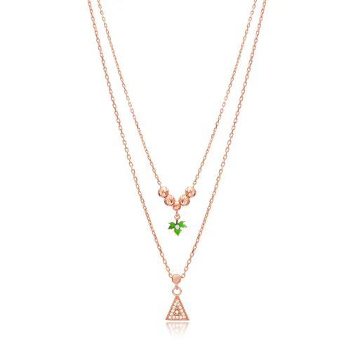 Turkish Clover Layered 925 Sterling Silver Pendant