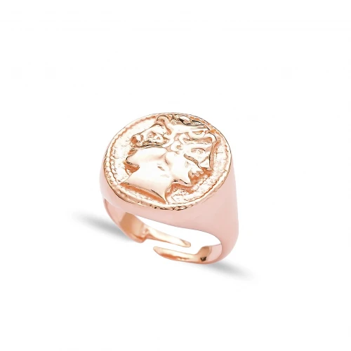 Turkish Medallion Adjustable 925 Sterling Silver Ring