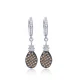Turkish Pineapple Dangle Sterling Silver Earrings Turkish Pineapple Dangle Sterling Silver Earrings