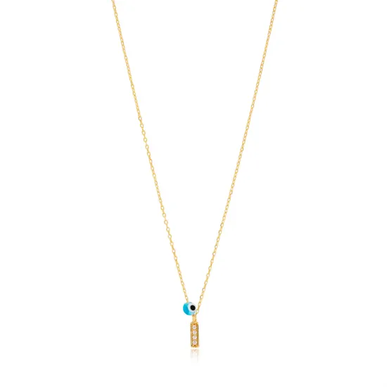 Turquoise Vertical Bar 925 Sterling Silver Necklace Turquoise Vertical Bar 925 Sterling Silver Necklace