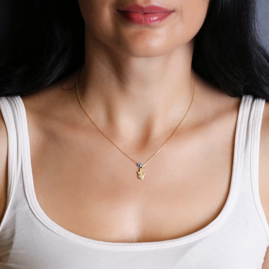 Turkish Handcrafted Hamsa 925 Sterling Silver Pendant Turkish Handcrafted Hamsa 925 Sterling Silver Pendant