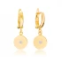 Turkish Round Shape Dangle 925 Sterling Silver Earrings