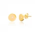 Turkish Round Plain 925 Sterling Silver Earrings