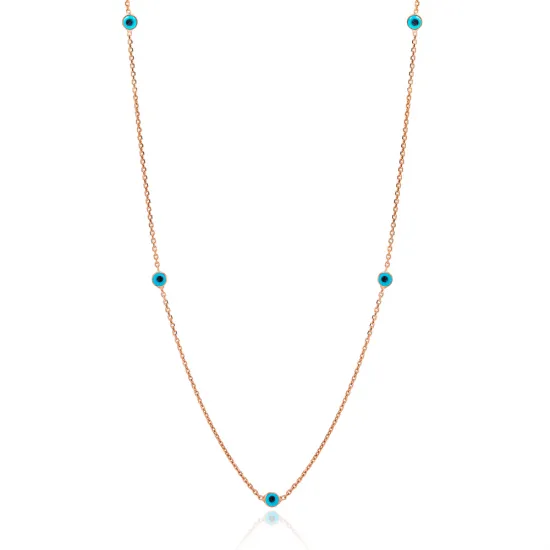 Turkish Evil Eye 925 Sterling Silver Necklace Turkish Evil Eye 925 Sterling Silver Necklace