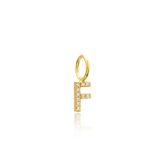 Y Letter Charm Pendant Wholesale Handmade Turkish 925 Silver Sterling Jewelry With Hole Ø7 mm