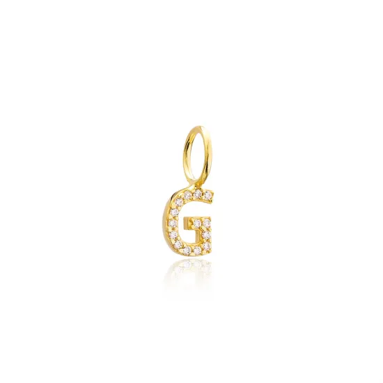 Y Letter Charm Pendant Wholesale Handmade Turkish 925 Silver Sterling Jewelry With Hole Ø7 mm