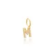 Y Letter Charm Pendant Wholesale Handmade Turkish 925 Silver Sterling Jewelry With Hole Ø7 mm