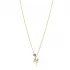 Turkish Alphabet Letter M 925 Sterling Silver Necklace