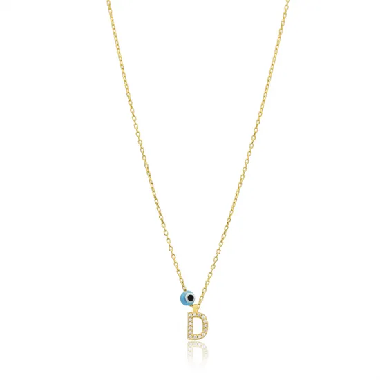Turkish Alphabet Letter M 925 Sterling Silver Necklace Turkish Alphabet Letter M 925 Sterling Silver Necklace