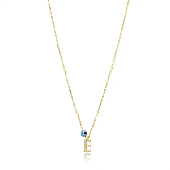 Turkish Alphabet Letter M 925 Sterling Silver Necklace Turkish Alphabet Letter M 925 Sterling Silver Necklace