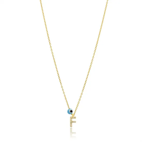 Turkish Alphabet Letter M 925 Sterling Silver Necklace Turkish Alphabet Letter M 925 Sterling Silver Necklace