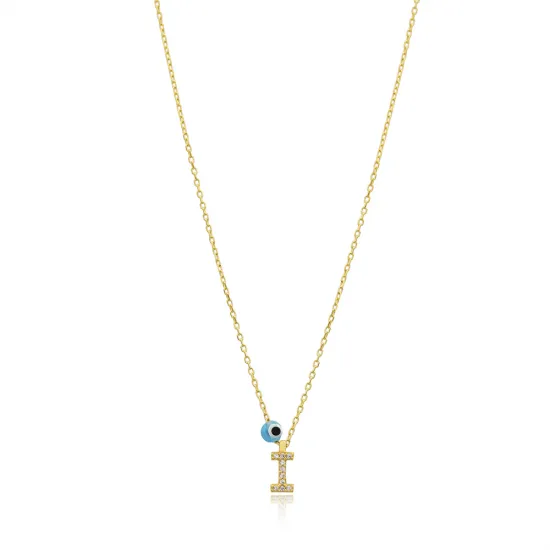 Turkish Alphabet Letter M 925 Sterling Silver Necklace Turkish Alphabet Letter M 925 Sterling Silver Necklace