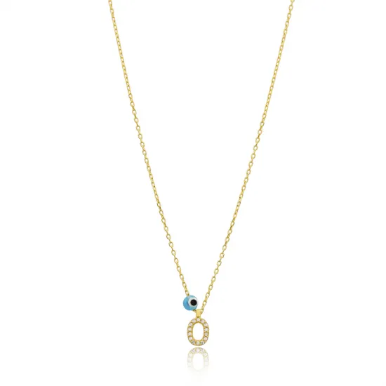 Turkish Alphabet Letter M 925 Sterling Silver Necklace Turkish Alphabet Letter M 925 Sterling Silver Necklace