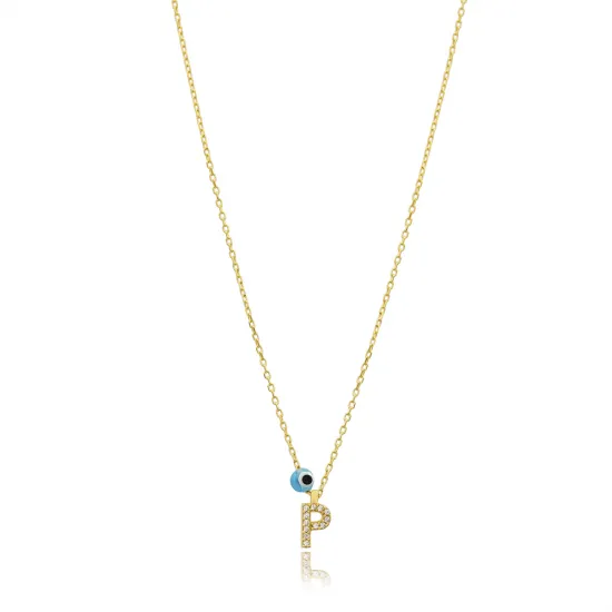 Turkish Alphabet Letter M 925 Sterling Silver Necklace Turkish Alphabet Letter M 925 Sterling Silver Necklace