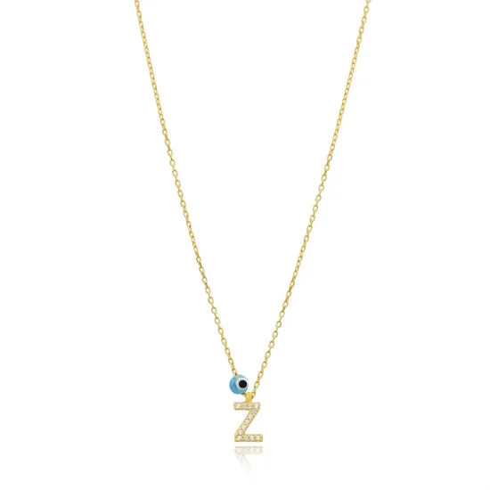 Turkish Alphabet Letter M 925 Sterling Silver Necklace Turkish Alphabet Letter M 925 Sterling Silver Necklace