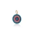 Turkish Rainbow Round With Hole 7mm 925 Silver Pendant
