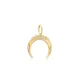 Turkish Horn With Hole 7mm 925 Sterling Silver Pendant Turkish Horn With Hole 7mm 925 Sterling Silver Pendant
