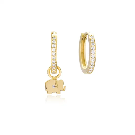 Turkish Elephant Sterling Silver Earrings
