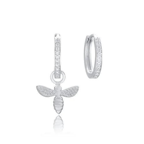 Turkish Bee Shape 925 Sterling Silver Earrings Turkish Bee Shape 925 Sterling Silver Earrings