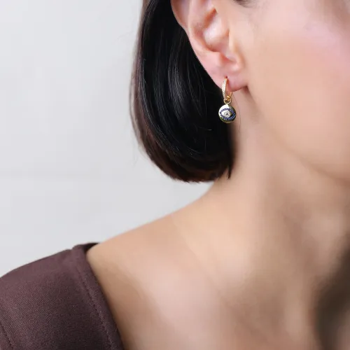 Turkish Evil Eye Sterling Silver Earrings Wholesale Turkish Evil Eye Sterling Silver Earrings Wholesale
