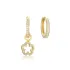 Turkish Flower Shape 925 Sterling Silver Earrings
