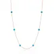 Women New Arrival Turquoise Wholesale 925 Sterling Silver Necklace